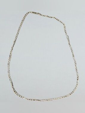 ASOS Silver WFTW 4mm Figaro Chain Necklace